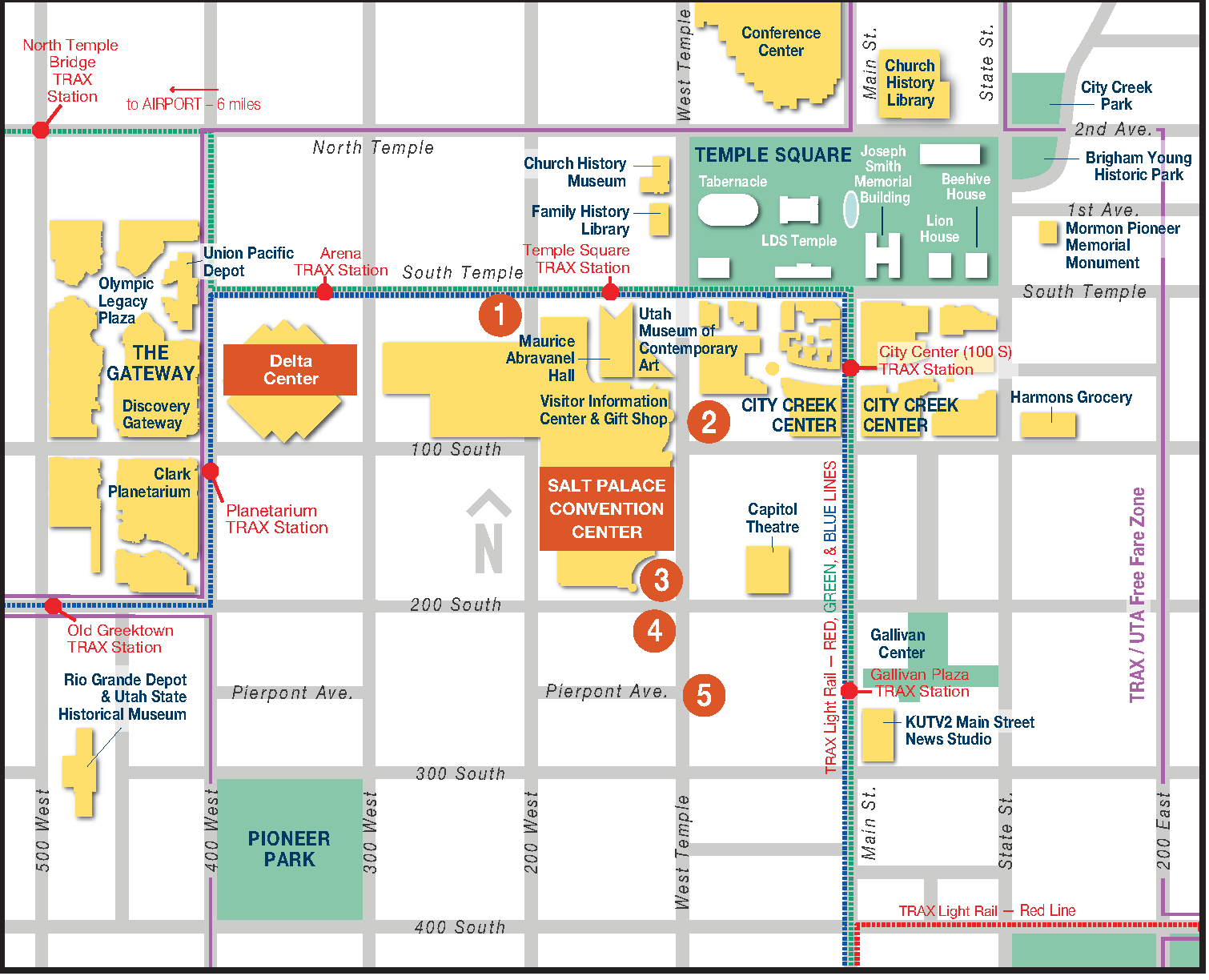 CANVAS 2025 Downtown Hotel Map