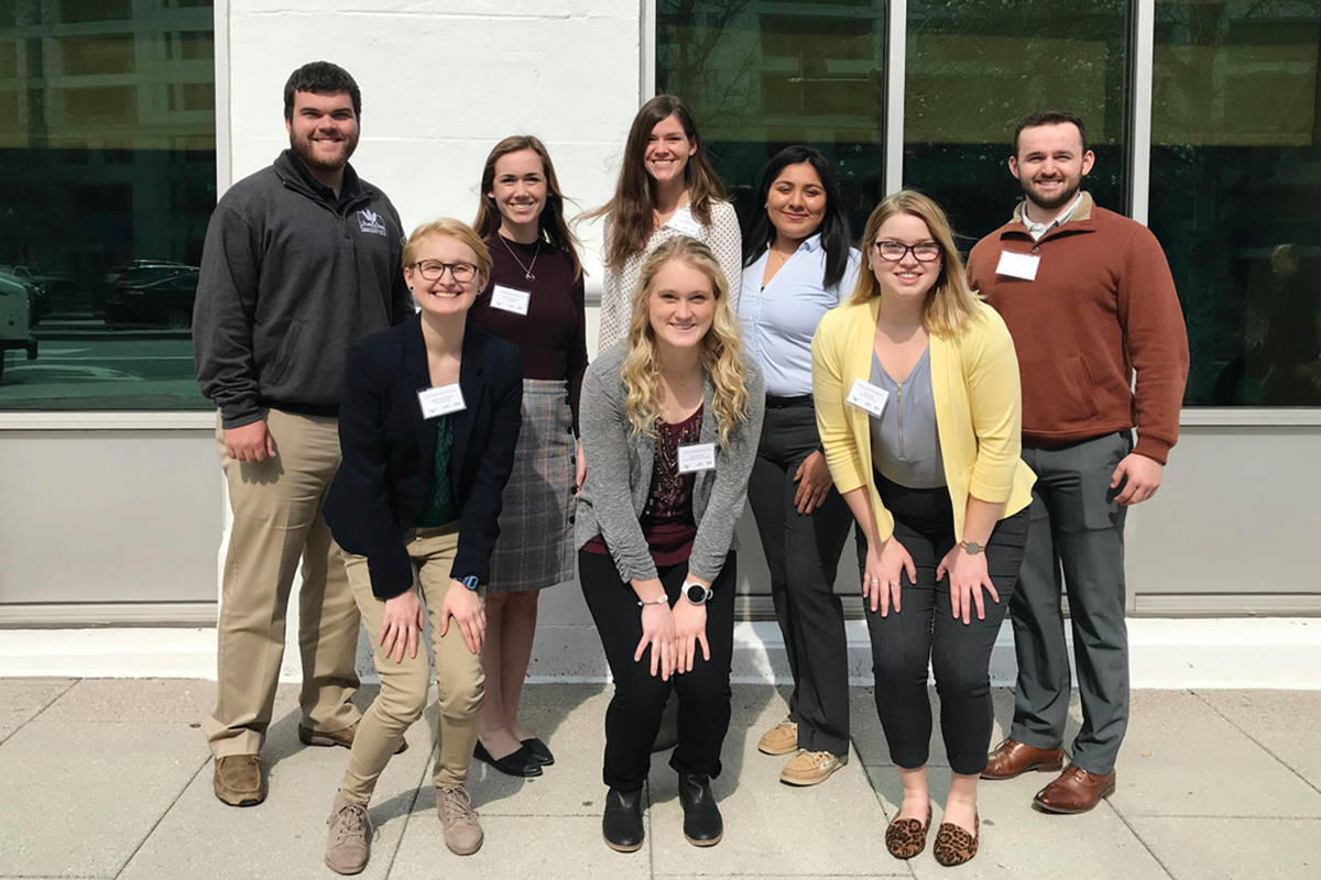 This year's group of scholars attending advocacy training.