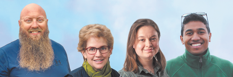Four members of the Societies were featured in Parade magazine’s annual career issue (from l to r): Lee Briese, Sylvie Brouder, Neith Little, and Justin Richardson.