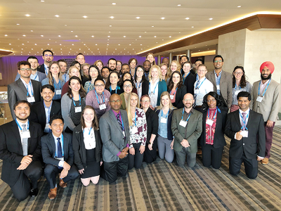 2019 Graduate Student Leadership Conference participants and members of the Societies' Graduate Student Committee.