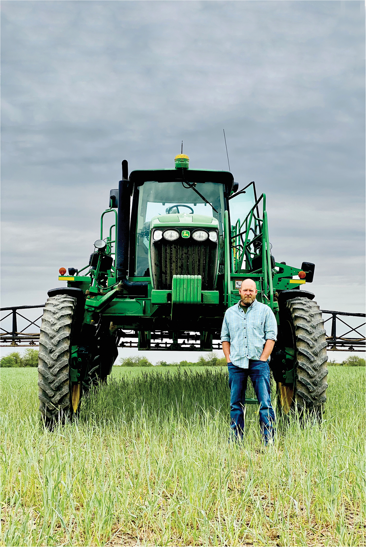  John Nergenah of Illinois enrolled in the Nori carbon removal marketplace through his adoption of cover crops. Photo courtesy of John Nergenah.