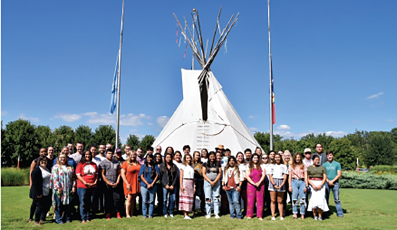Native Youth in Food and Agriculture Leadership Summit held at the Quapaw Nation in 2019. Hosted by the Indigenous Food and Agriculture Initiative, University of Arkansas, this event is focused on developing skills that will give attendees an opportunity to do a deep dive in a particular area of food and agricultural production or policy. Photo by Amanda Ashworth, USDA-ARS.