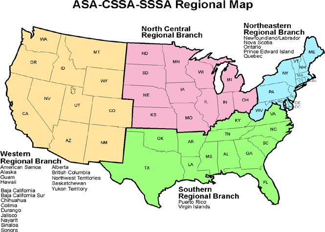 Branch location map