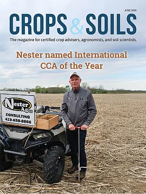 The June 2026 issue of Crops & Soils magazine. 