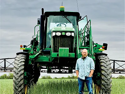 Opposite page: John Nergenah of Illinois enrolled in the Nori carbon removal marketplace through his adoption of cover crops. Photo courtesy of John Nergenah.