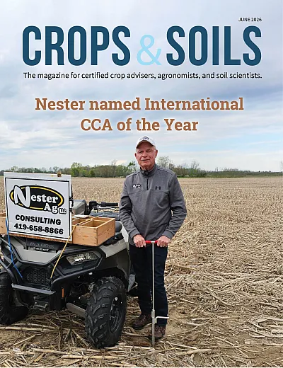 The June 2026 issue of Crops & Soils magazine. 