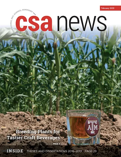 The February 2020 issue of CSA News magazine.