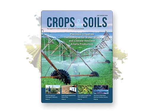 Crops & Soils magazine cover